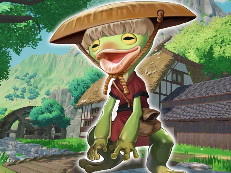 Screenshot aus Tales of Seikyu, inklusive herausgestellten Charakter der Stardew Valley-Alternative.