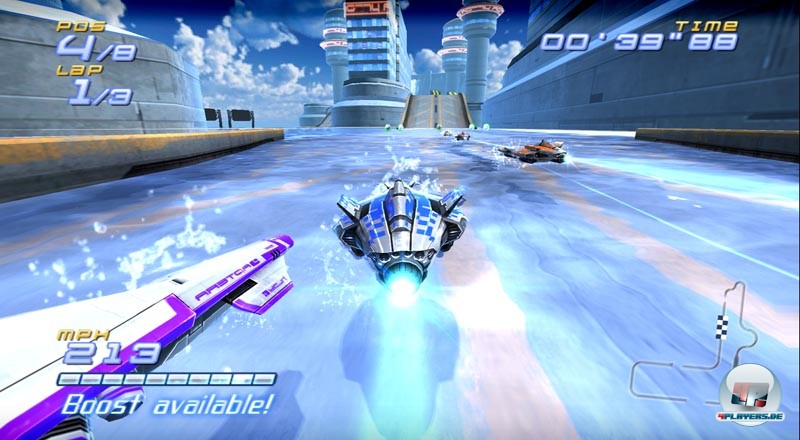 Sieht aus wie WipEout, spielt sich wie F-Zero - und führt das Ikaruga-Prinzip in einem Rennspiel ein.