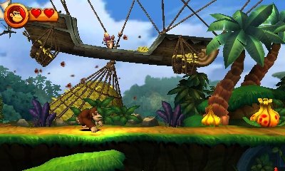 Timing ist alles: Donky Kong muss sich ständig an Hindernissen und Feinden vorbei manövrieren.