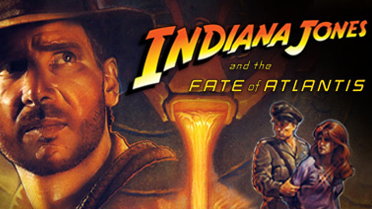 Das Cover-Art des klassichen Point-and-Click-Adventures Indiana Jones and the Fate of Atlantis.