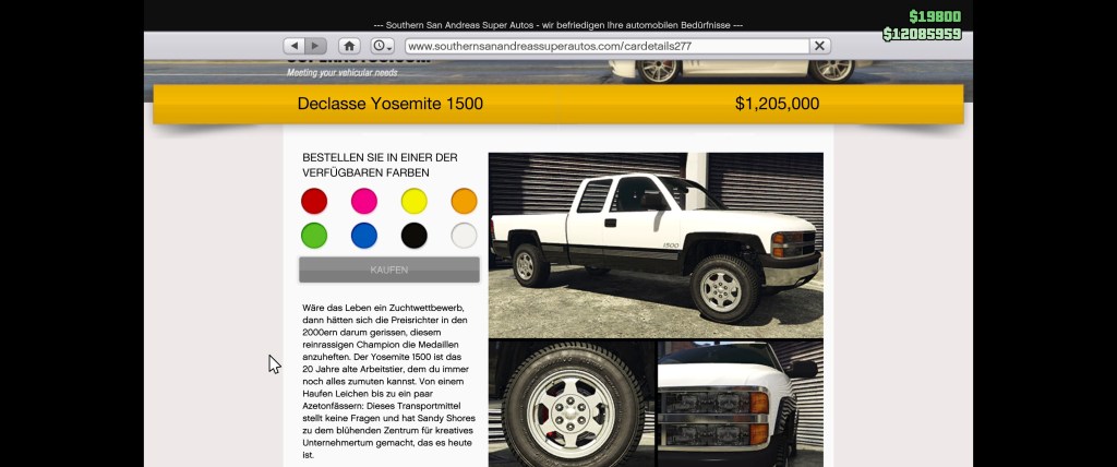 Wenn es über Stock und Stein, aber dennoch schnell gehen muss: Der Declasse Yosemite 1500 begleitet euch in GTA Online.