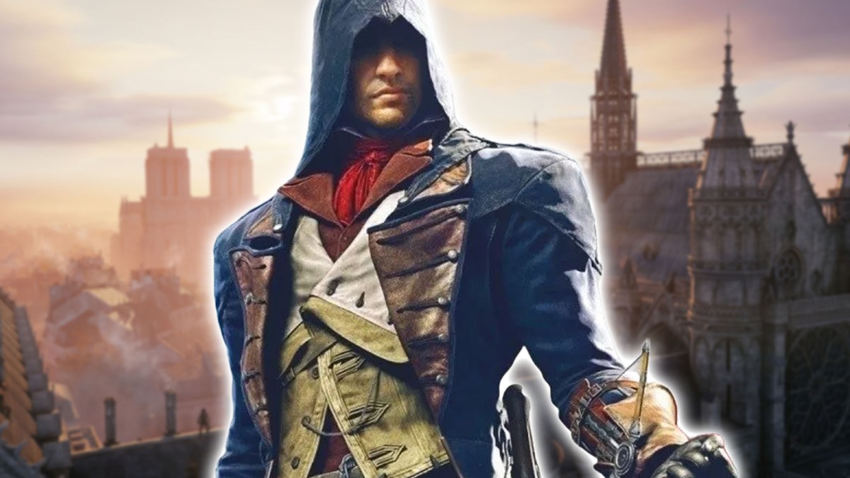 Screenshot aus Assassin's Creed Unity. Im Vordergrund ist Protagonist Arno Dorian zu sehen.