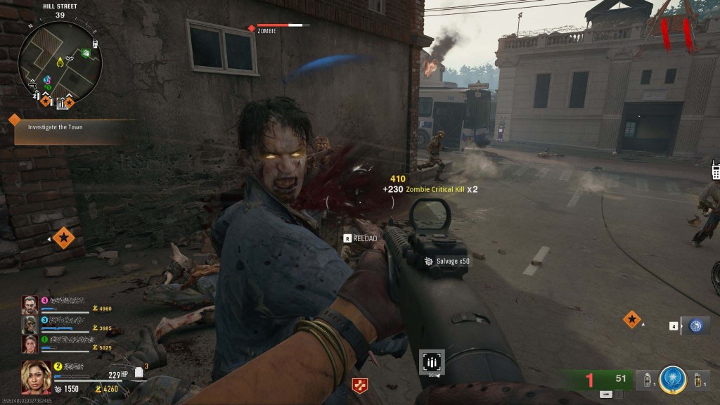 Screenshot aus dem Zombie-Modus von Call of Duty: Black Ops 6.