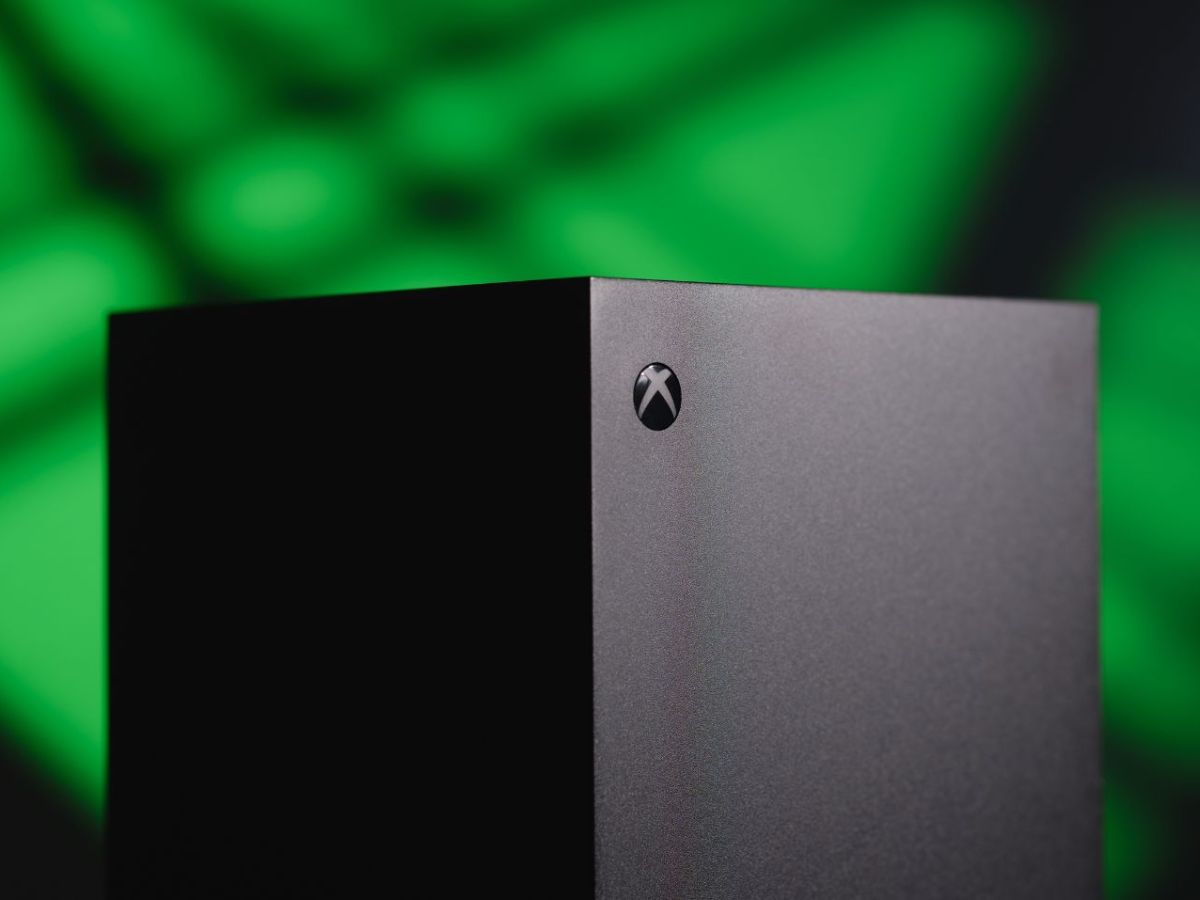 Xbox Series X vor grünem Licht