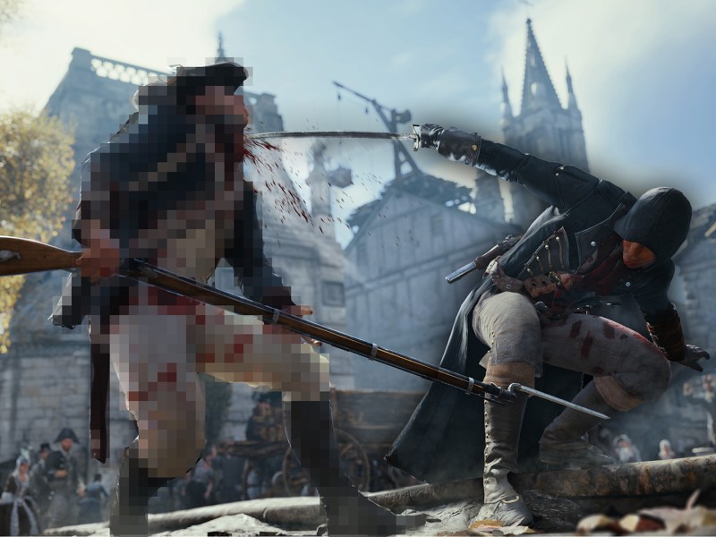 Ein Screenshot aus Assassin's Creed Unity.