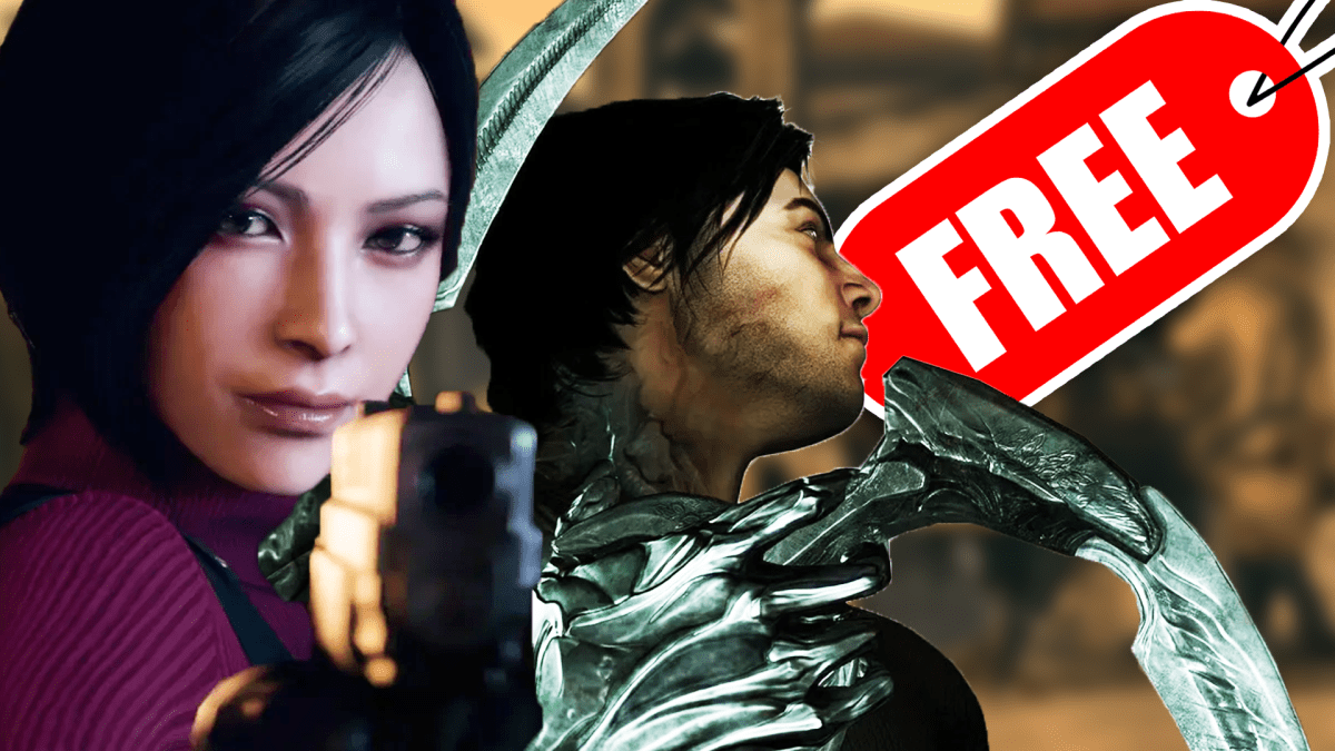 Eine Bildmontage, die zwei Videospielcharaktere zeigt: Ada Wong aus Resident Evil 4 und Hayden Tenno aus Dark Sector.