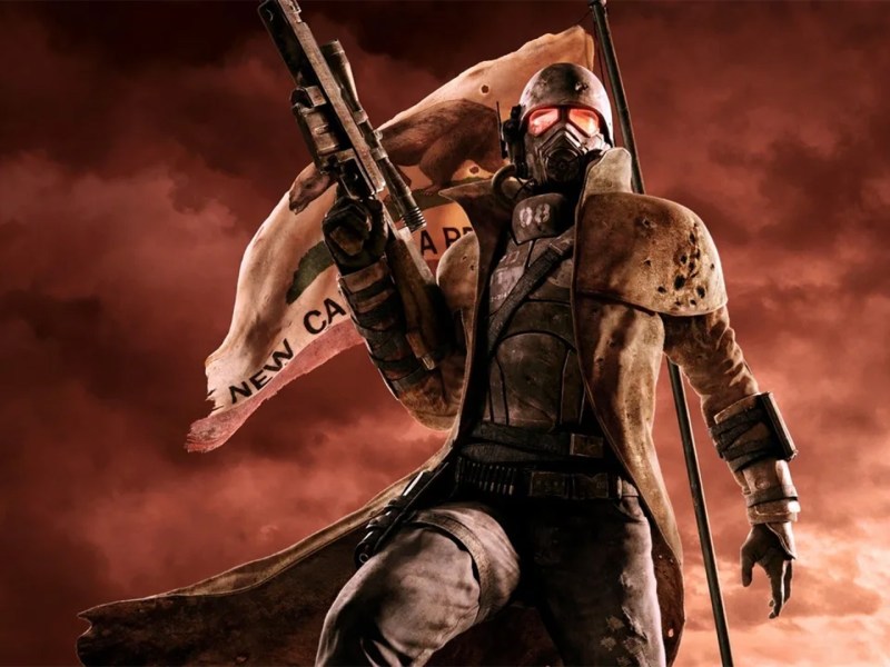 Bild zu Fallout: New Vegas mit bewaffnetem Charakter