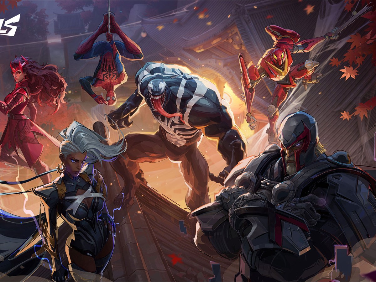 Artwork zu Marvel Rivals mit kampfbereiten Charakteren