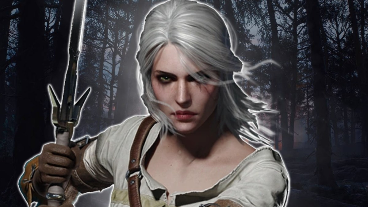 Screenshot aus The Witcher 4 mit Ciris Model aus The Witcher 3 im Vordergrund.