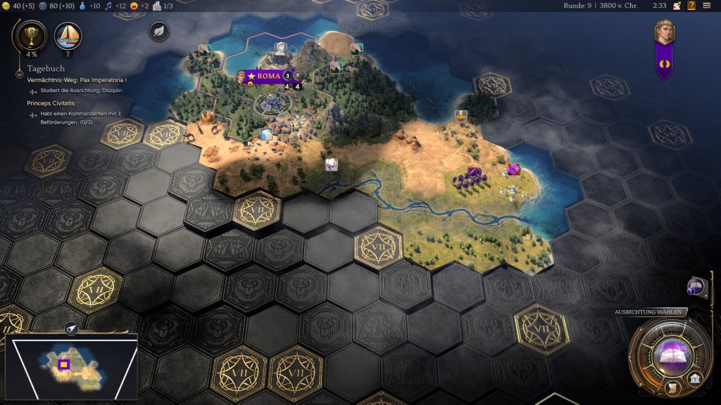 Ein Screenshot aus Civilization 7.