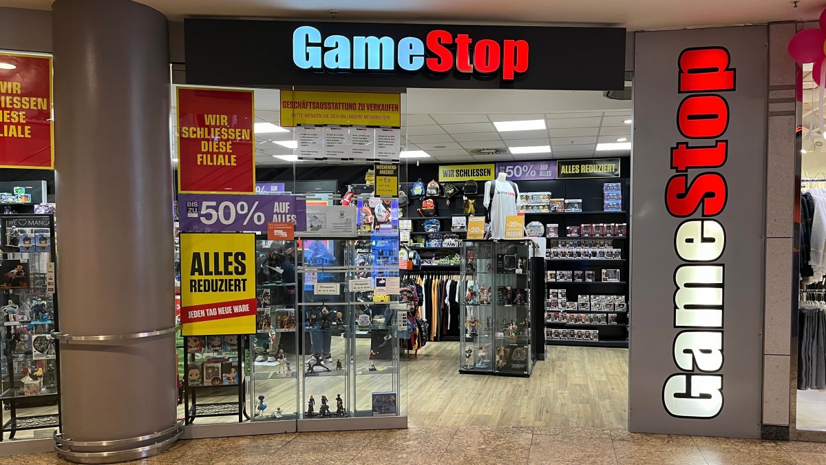 Ein Foto der GameStop-Filiale im Berliner Gesundbrunnencenter.