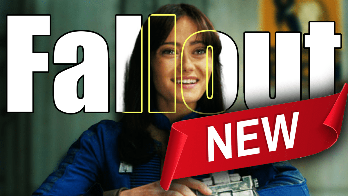 Eine Bildmontage, die Ella Purnell in ihrer Rolle als Lucy MacLean aus der Fallout-Serie zeigt.