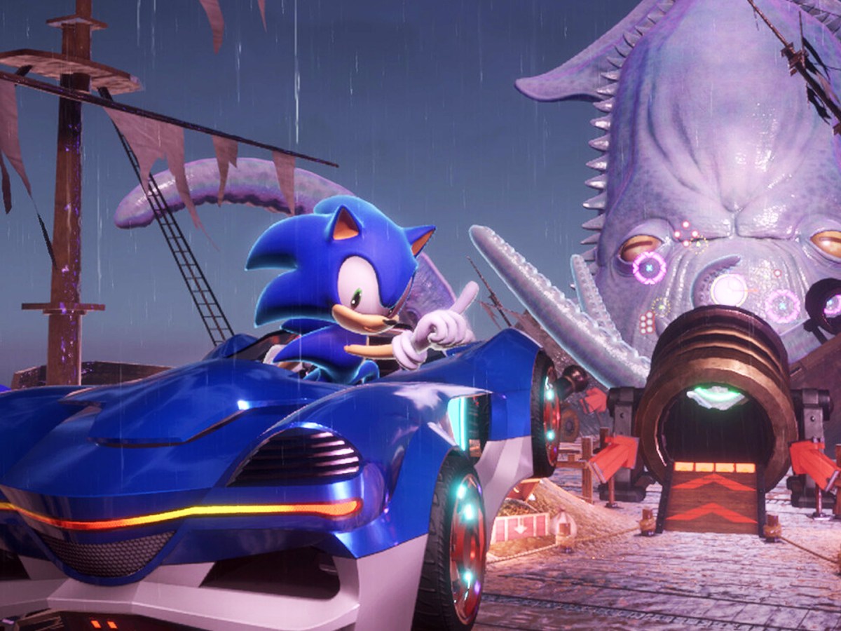 Screenshot aus Sonic Racing: CrossWorlds.