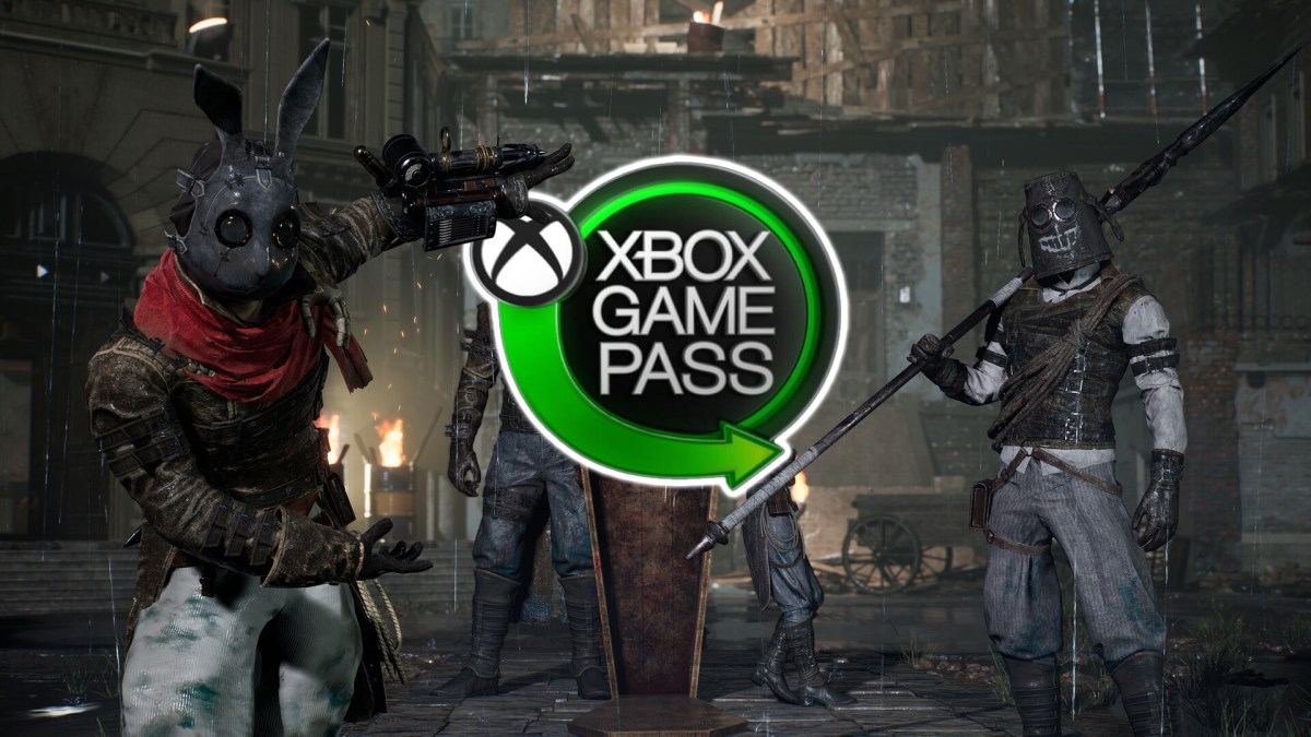 Screenshot aus Lies of P verbunden mit dem Logo des Xbox Game Pass.